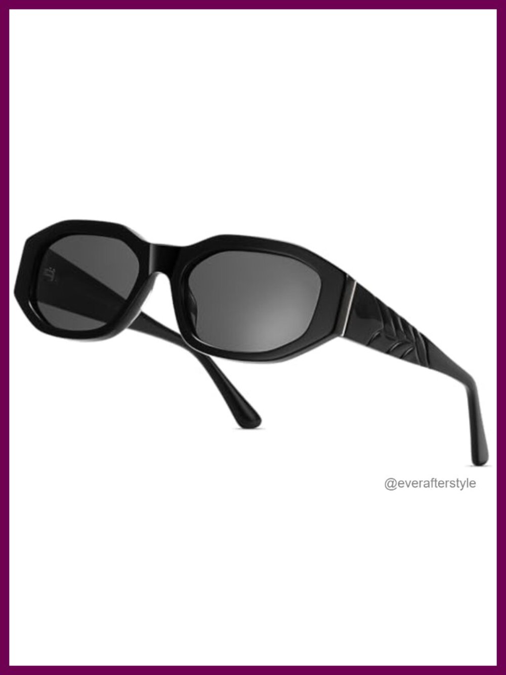 Polarized UV400 Cat Eye Sunglasses Italian Acetate